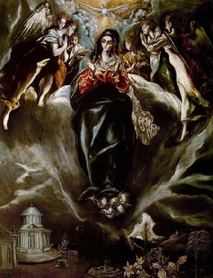 GRECO, El The Virgin of the Immaculate Conception Germany oil painting art